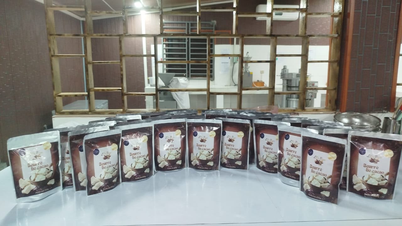 Gamme beurre de cacao usine